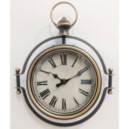 Minster 27Cm Wall Clock For Living Room/hallway/dining Room - Metal - L5 X W25 X H27 Cm