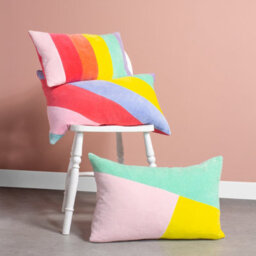 Furn. Morella Abstract Velvet Feather Filled Cushion - thumbnail 4