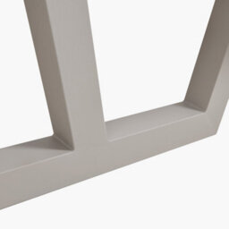 Pacific Lifestyle Aruba Picnic Table And Bench Grey Metal Outdoor Bench Set For 4 - thumbnail 8