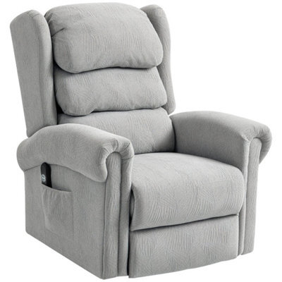 Grey Power Lift Recliner Chair With Remote Control For Elderly - image 1