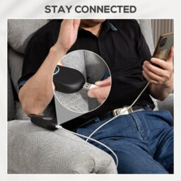 Grey Power Lift Recliner Chair With Remote Control For Elderly - thumbnail 6