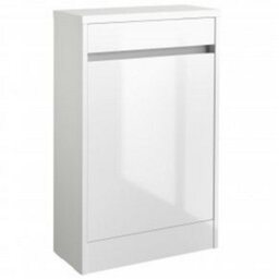 Clifton Bathroom Back To Wall Toilet Wc Unit 494mm Wide - White - (Urban) - thumbnail 1
