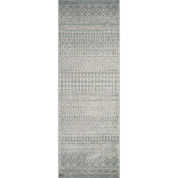 Livabliss Elaziz-Vintage Cream Blue Beige Traditional Boho Living Dining Bedroom Rug 80 X 230 Cm Easy Care, Non Shedding - thumbnail 1