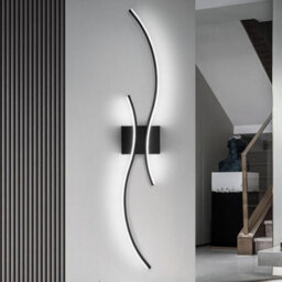 Comely Wall Light Indoor, 27 W Modern Led Lamp Sconce, Sleek Design Lighting Fixtures For Living Room, Bedroom, Hallway, 6500 K