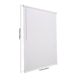 Garden Sanctuary Plisse Blind White Pvc Pleated Blind 45 X 150Cm - thumbnail 6