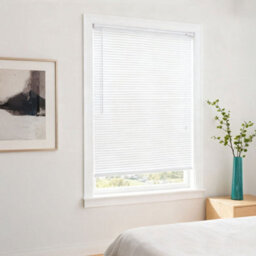 Garden Sanctuary Plisse Blind White Pvc Pleated Blind 45 X 150Cm - thumbnail 1
