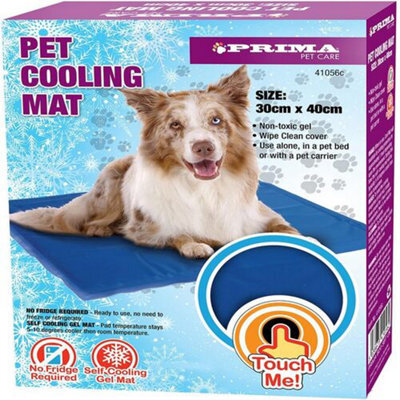 Self Cooling Cool Gel Mat Pet Dog Cat Heat Relief Non-Toxic Summer 40Cm X 30Cm - image 1