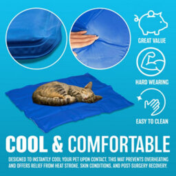 Self Cooling Cool Gel Mat Pet Dog Cat Heat Relief Non-Toxic Summer 40Cm X 30Cm - thumbnail 6