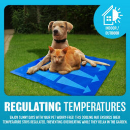 Self Cooling Cool Gel Mat Pet Dog Cat Heat Relief Non-Toxic Summer 40Cm X 30Cm - thumbnail 3