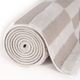 The Rugs Loft Beige And Ivory Striped Living Room Area Rug And Runners Soft Pile - thumbnail 8