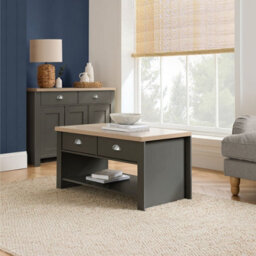 Birlea Highgate 2 Drawer Coffee Table - thumbnail 1