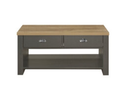 Birlea Highgate 2 Drawer Coffee Table - thumbnail 5