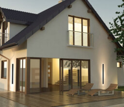 Luminosa Lighting Luminosa Mutti Outdoor Flush Wall Lamp Black 4000K Neutral White 12Xled Ip54 - thumbnail 4