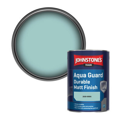 Johnstone's Trade Wood & Metal Aqua Guard Durable Matt Paint (2020-B50G) 1L - image 1