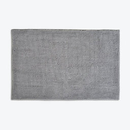 Allure Bath Fashions Chenille Bobble Bath Mat Non Slip 60 X 90Cm - Dove Grey
