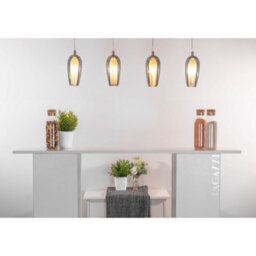Pagazzi Lighting Pagazzi Stephie 4 Light Ceiling Light Bar Satin Nickel - thumbnail 3