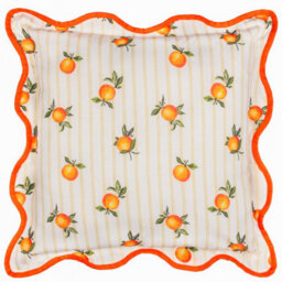 furn. Furn Fruits Oranges Striped Outdoor Cushion, Multicolour, 45 X 45Cm - thumbnail 1