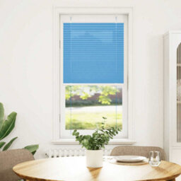 Berkfield Pleated Blind Blue 60X150 Cm Fabric Width 59.4 Cm Polyester - thumbnail 2