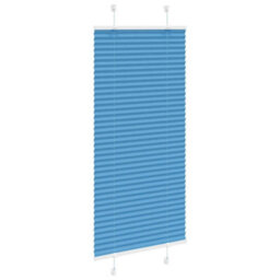 Berkfield Pleated Blind Blue 60X150 Cm Fabric Width 59.4 Cm Polyester - thumbnail 3