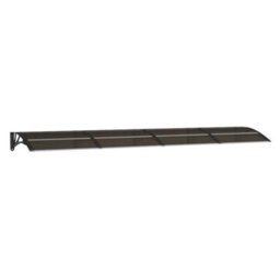 Vidaxl Door Canopy Black 350X75 Cm Polycarbonate - thumbnail 1
