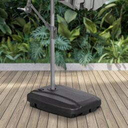 Dellonda 60L Fillable Parasol Basewith Wheels, Water Or Sand Filled - Dg266 - thumbnail 8