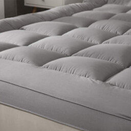 Xxl Size Super King Hypoallergenic Mattress Topper, Extra Deep 700 Gsm Microfibre Fill, Anti-Allergy Comfort 180X200Cm - thumbnail 3