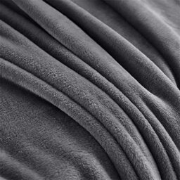 Bedlooms Grey Blanket, Reversible & Lightweight Couch & Bed Throw Blanket, Super King 230X270Cm - thumbnail 2