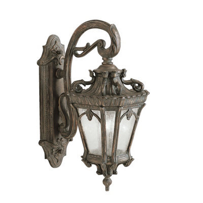 Stylish Outdoor Ip44 Twin Wall Light - Londonderry Led E14 60W Sconce