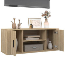 Berkfield Tv Cabinet Sonoma Oak 100X35X40 Cm Engineered Wood - thumbnail 4
