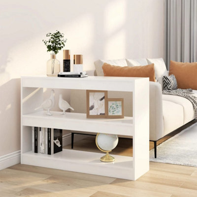 Berkfield Book Cabinet/room Divider White 100X30X72 Cm - image 1