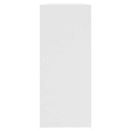 Berkfield Book Cabinet/room Divider White 100X30X72 Cm - thumbnail 4