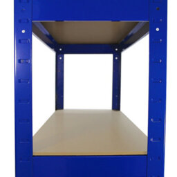 MonsterShop 4 Garage Shelving Units - 5 Tier Heavy Duty Rack For Storage Steel Utility Shelves - thumbnail 8