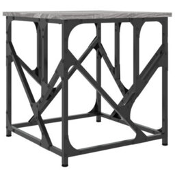 Berkfield Industrial Coffee Table Grey Sonoma 45X45X47.5 Cm Engineered Wood - thumbnail 6