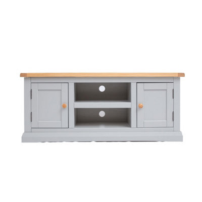 Cabinet Bits Loreo Light Grey 2 Door Tv Cabinet Wood Knob - image 1