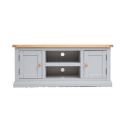 Cabinet Bits Loreo Light Grey 2 Door Tv Cabinet Wood Knob - thumbnail 1