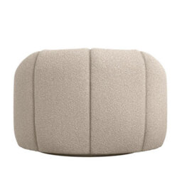 Where Saints Go Ltd Armchair Morrissey Accent Chair Buff Boucle Swivel Lounge Chair 65.5Cm By Where Saints Go - thumbnail 4