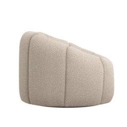 Where Saints Go Ltd Armchair Morrissey Accent Chair Buff Boucle Swivel Lounge Chair 65.5Cm By Where Saints Go - thumbnail 5