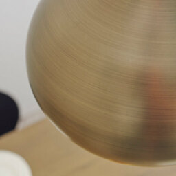 Anson Lighting California Pendant Light Finished In Matt Antique Brass Paint - thumbnail 5