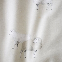 Catherine Lansfield Brushed Cotton Sheep Reversible Duvet Cover Set With Pillowcase Natural - thumbnail 4