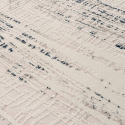 The Rugs Carmel Cream/blue Abstract Area Rug And Runner Non Shedding, Stain Resistant, Soft - thumbnail 4