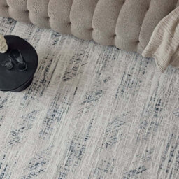 The Rugs Carmel Cream/blue Abstract Area Rug And Runner Non Shedding, Stain Resistant, Soft - thumbnail 7