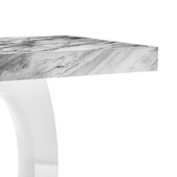Furniture in Fashion Halo High Gloss Bar Table In Magnesia Marble Effect - thumbnail 8