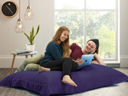 Beautiful Beanbags Adult Big Brother Beanbag For Indoors Or Outdoors Ready Filled Bean Bags - Purple - thumbnail 2