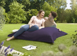 Beautiful Beanbags Adult Big Brother Beanbag For Indoors Or Outdoors Ready Filled Bean Bags - Purple - thumbnail 1