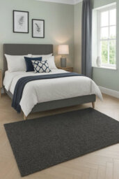 Aspect Furniture Cosy Plush Modern,thick,soft Shaggy Rug, Black/cream Mix, - thumbnail 4