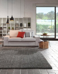 Aspect Furniture Cosy Plush Modern,thick,soft Shaggy Rug, Black/cream Mix, - thumbnail 2
