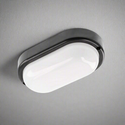 CGC Lighting Cgc Kodo Black Oval Ceiling Wall Light Surface Mount Led, 18W, 1620Lm, 4000K - image 1