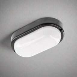 CGC Lighting Cgc Kodo Black Oval Ceiling Wall Light Surface Mount Led, 18W, 1620Lm, 4000K - thumbnail 1