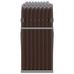 Walplus Log Holder Brown 180X45X100 Cm Galvanised Steel - thumbnail 5