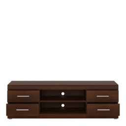 Furniture To Go Imperial Wide 4 Drawer Tv Cabinet In Dark Mahogany Melamine - thumbnail 3